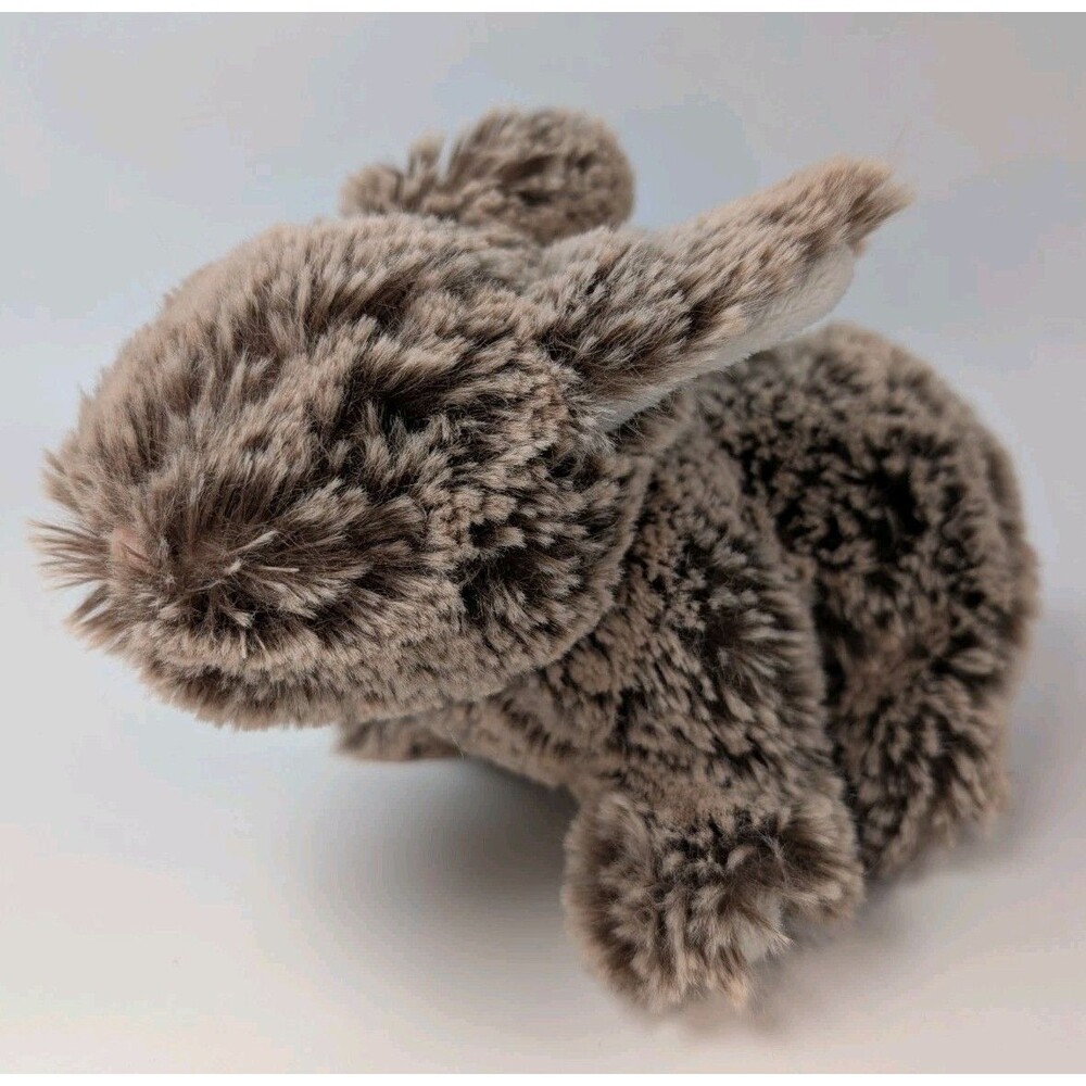 Douglas Brown Bunny Rabbit Plush Stuffed Animal Super Soft Bean Toy 7”